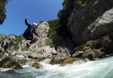 extreme Canyoning on Cetina river